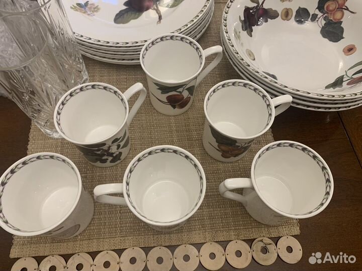 Бокалы фарфор Churchill Hookers Fruit Англия