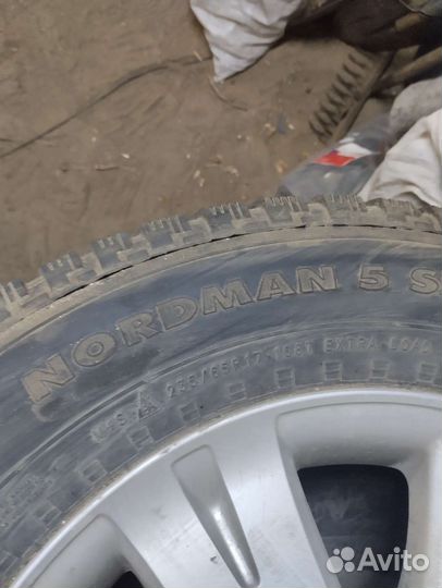 Колеса с дисками r17 шипованные