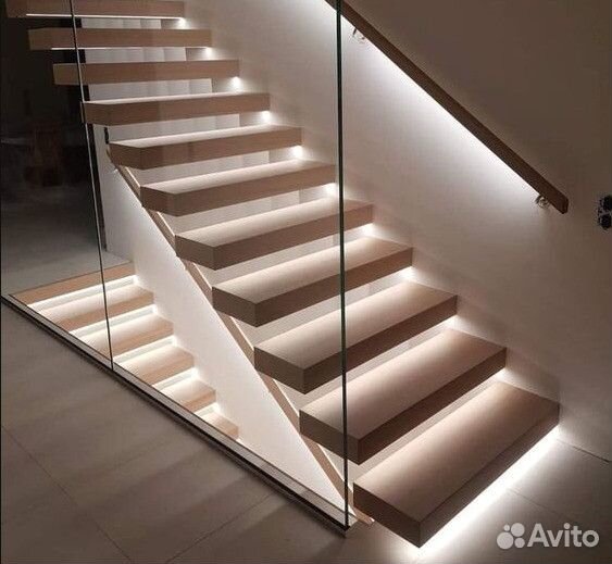 Подсветка лестниц. Умная подсветка лестницы