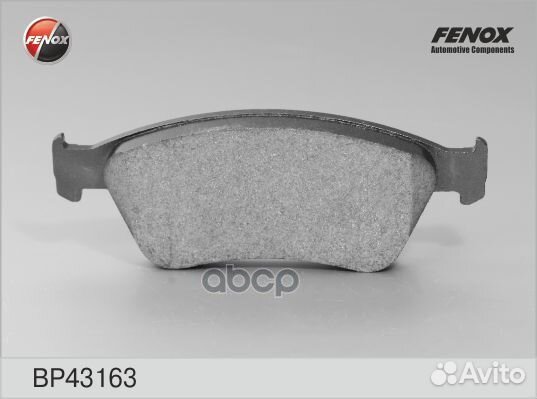Колодки тормозные дисковые BP43163 fenox