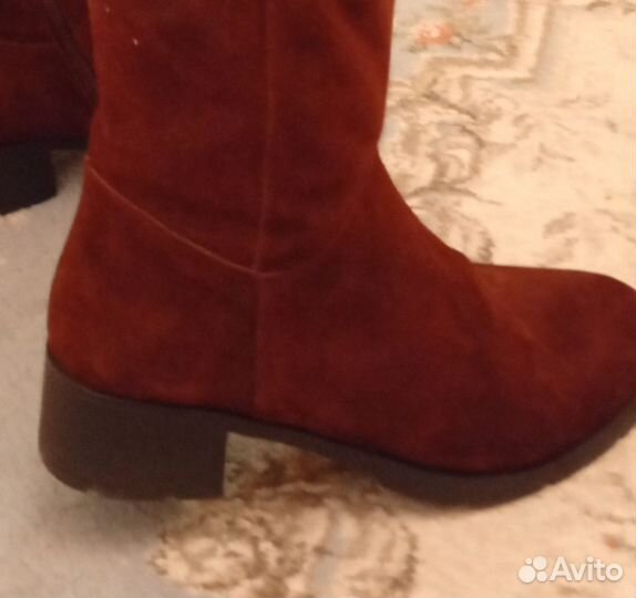 Сапоги женские зимние замшевые 40 размера
