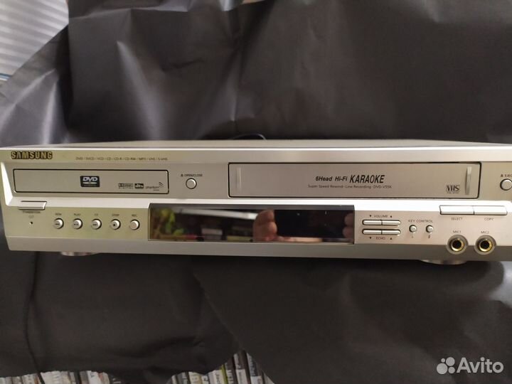 Видеомагнитофон samsung dvd v55k 6 голов, hi fi