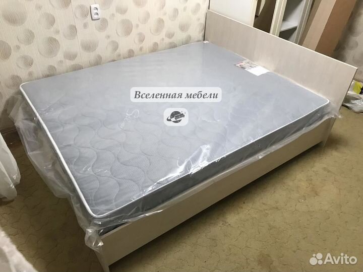 Новая кровать 140-200 двуспальная