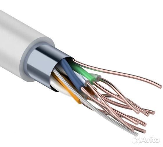 Кабель FTP 4PR 24AWG CAT5e 305м rexant