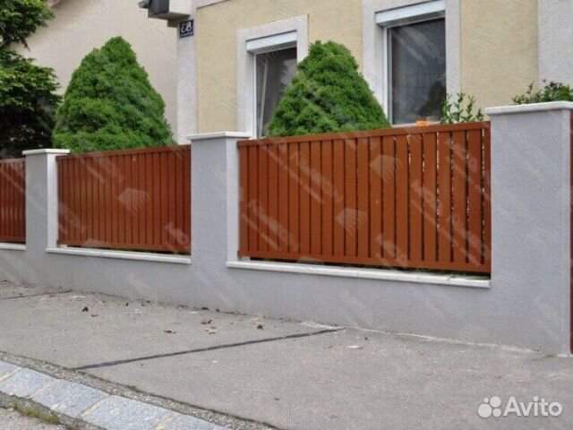 Забор из металла Классика