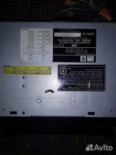 Автомагнитола JVC-KW-AVX 706 2 DIN 7
