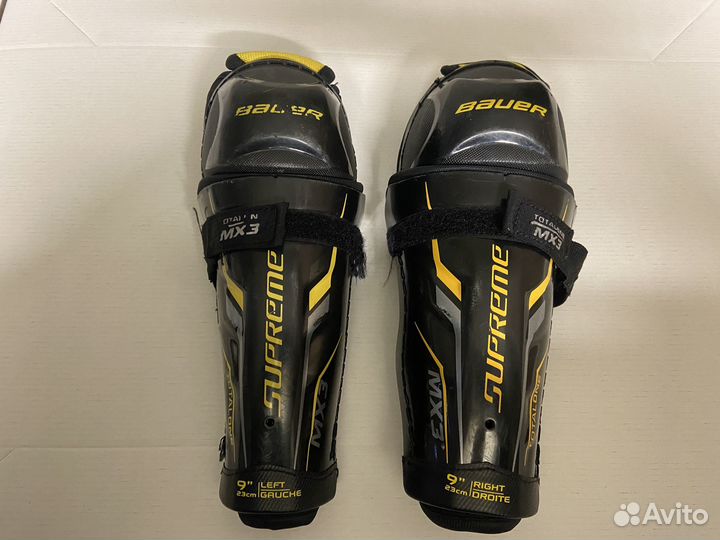 Щитки хоккейные bauer 9