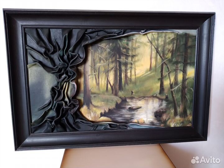 Продам картину на коже
