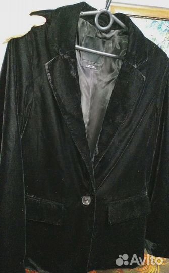 Пиджак бархатный