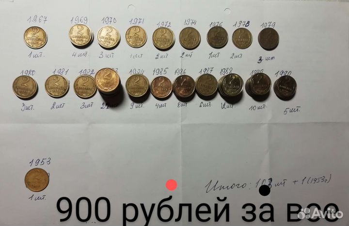 Монеты СССР коллекция