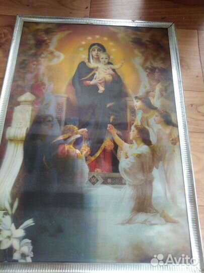 Картина икона переливающаяся