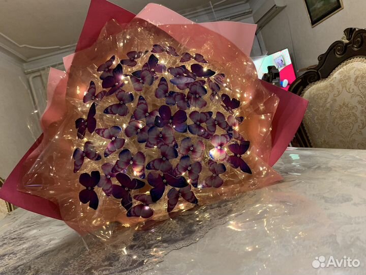 Букет из бабочек 41шт