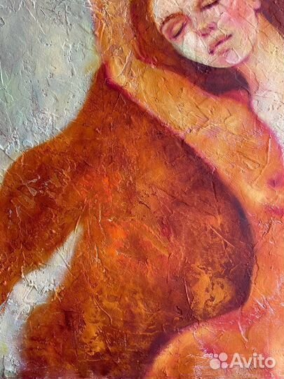 Картина девушка ню танец обнаженная