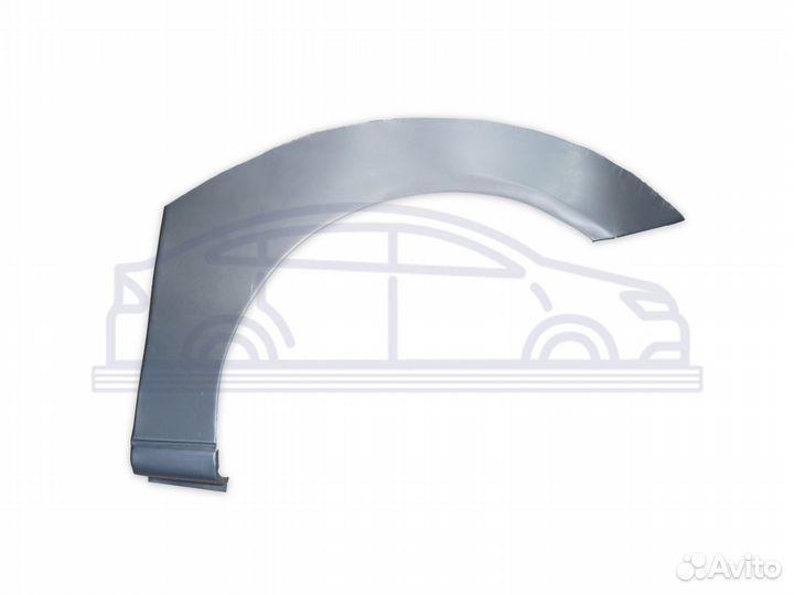 Кузовные арки Ford Focus I седан передняя