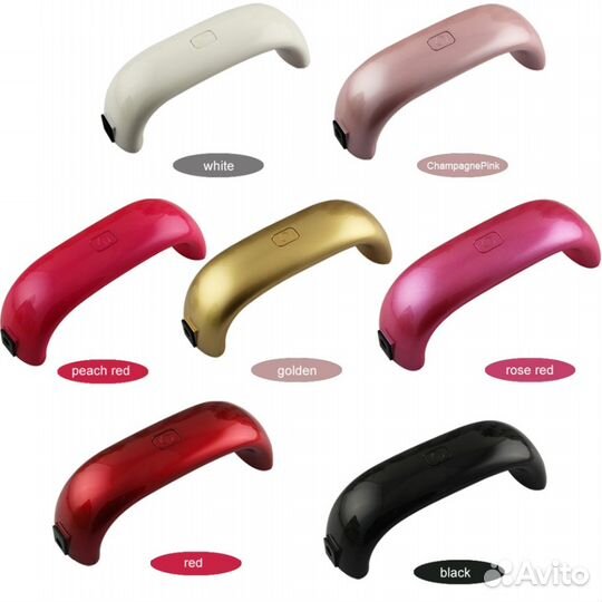 Уф лампа 9 ватт для сушки ногтей новая