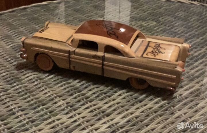 Модель авто Dodge 1957Куба Дерево Ручная работа