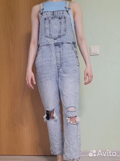 Комбинезон женский джинсовый