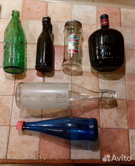 Бутыли разные винтаж
