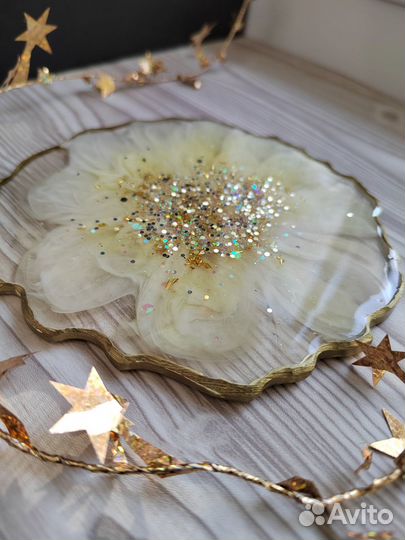 Подстаканник из эпоксидной смолы