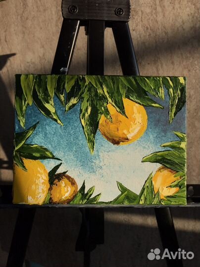 Картина маслом на холсте интерьерная