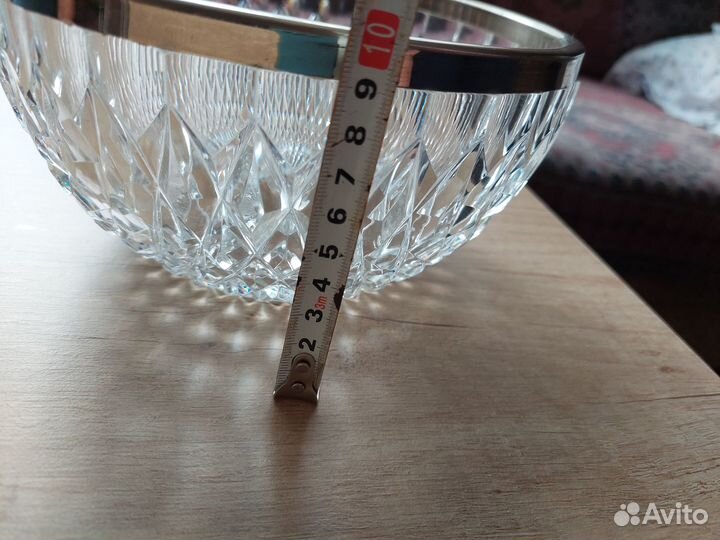 Фруктовница хрусталь СССР