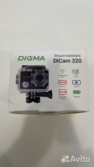 Экшн камера digma 320