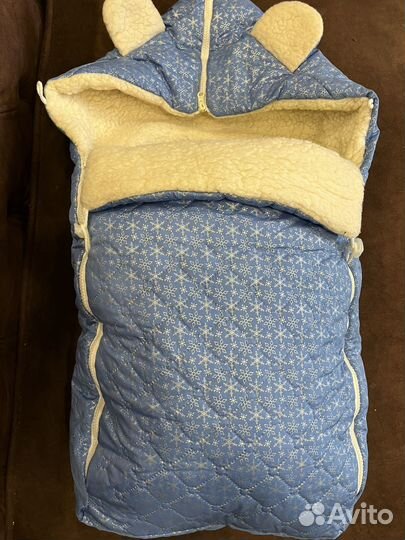 Конверт зимний на овчине