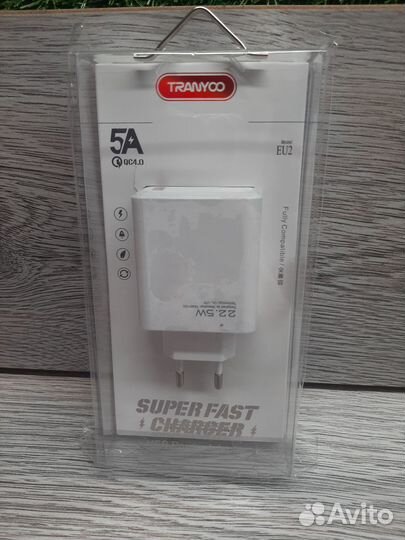 Сетевое зарядное устройство Tranyoo EU2 22.5W