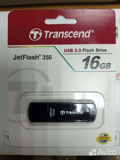 USB флешка Transcend Jetflash 350 16Gb оригинал