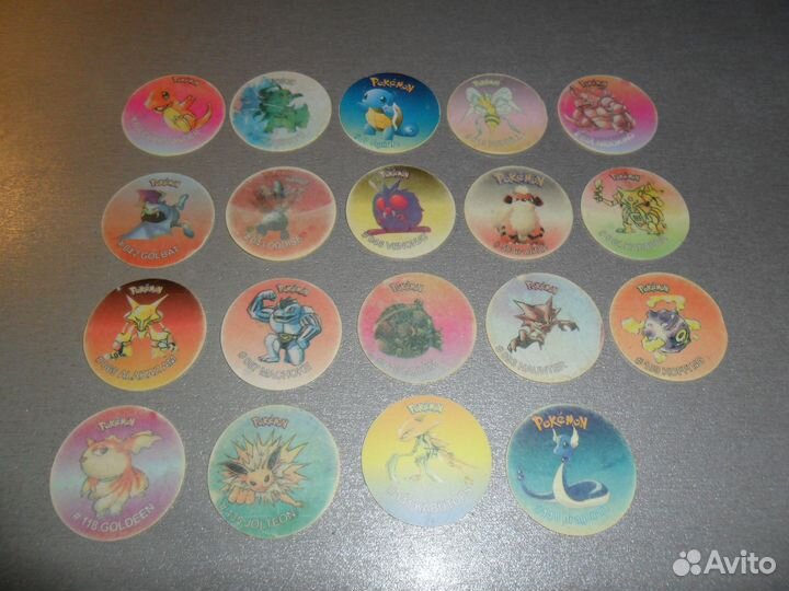 Фишки Pokemone, Mowgli, Hoppies, American Cap и др