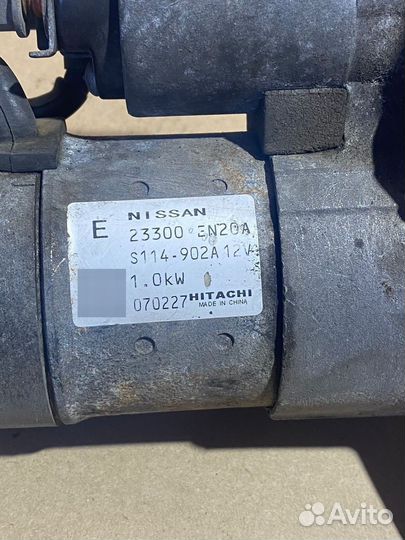 Стартер Nissan Qashqai