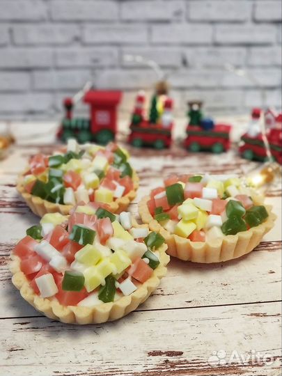 Мыло ручной работы оливье