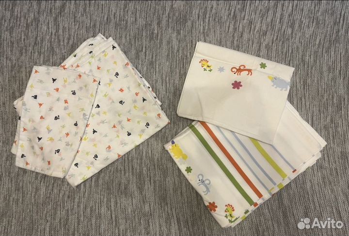 Детское одеяло IKEA и подушка + постельное белье