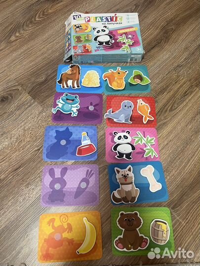 Развивающая игра на липучках