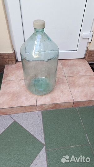 Бутылка стеклянная 20 литров