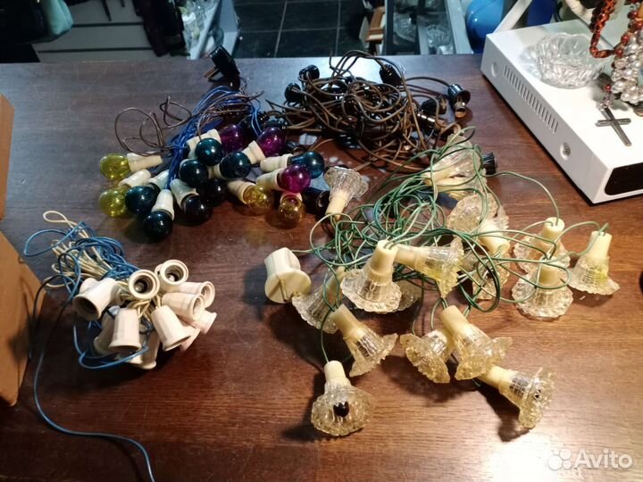 Новогодняя гирлянда горка