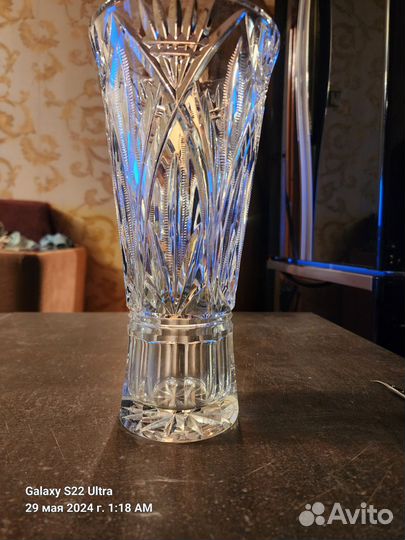 Ваза хрустальная СССР