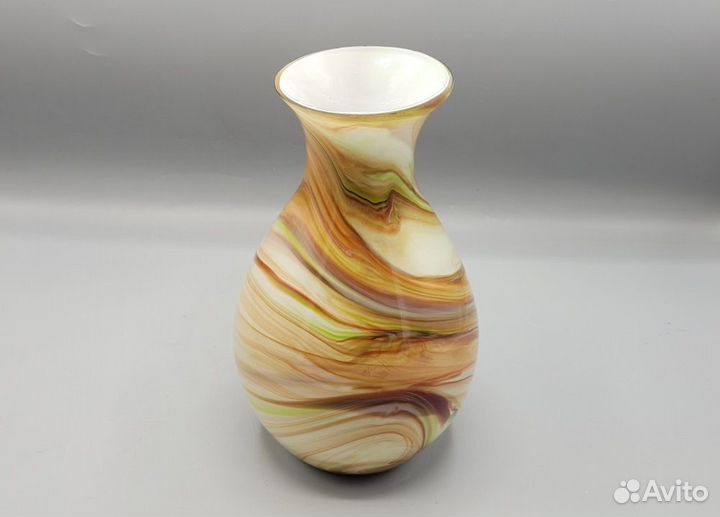 Ваза для цветов разноцветное стекло 22*8 см