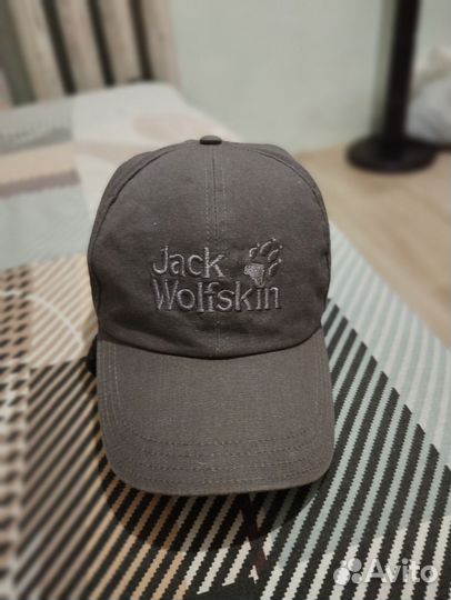 Кепка jack wolfskin серая
