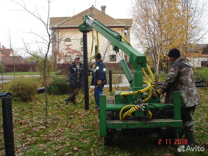 Винтовые сваи под ключ установка
