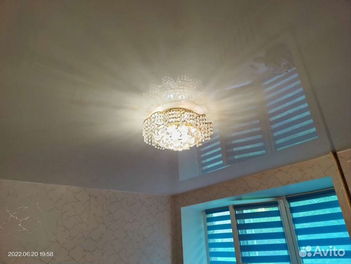 Люстра потолочная хрустальная