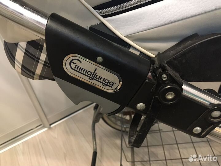 Коляска люлька с большими колесами