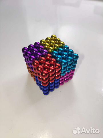 Игрушка-антистресс куб из магнитных шариков