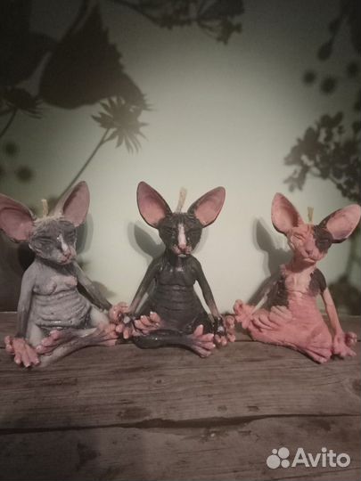 Свеча кот сфинкс