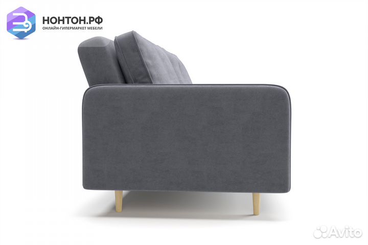 Диван книжка Эстет темно-серый