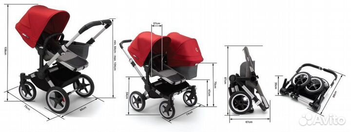 Коляска bugaboo donkey 3 mono