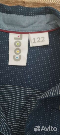 Рубашка для мальчика 122 б/у