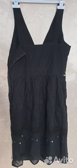 Платье сарафан женский миди S,хлопок+шёлк