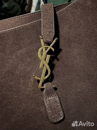 Yves saint laurent сумка замшевая коричневая