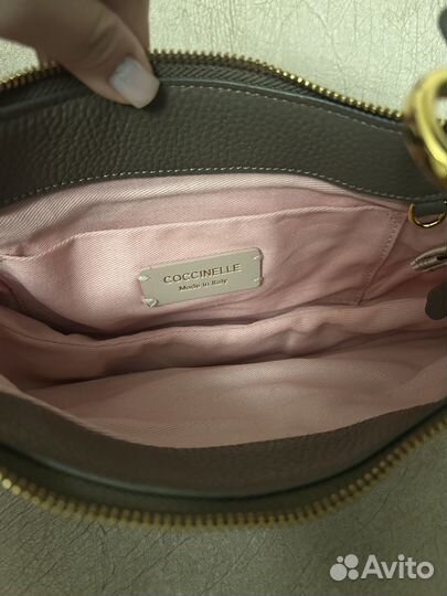 Сумка натуральная кожа coccinelle